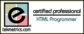 Certified HTML Programmer